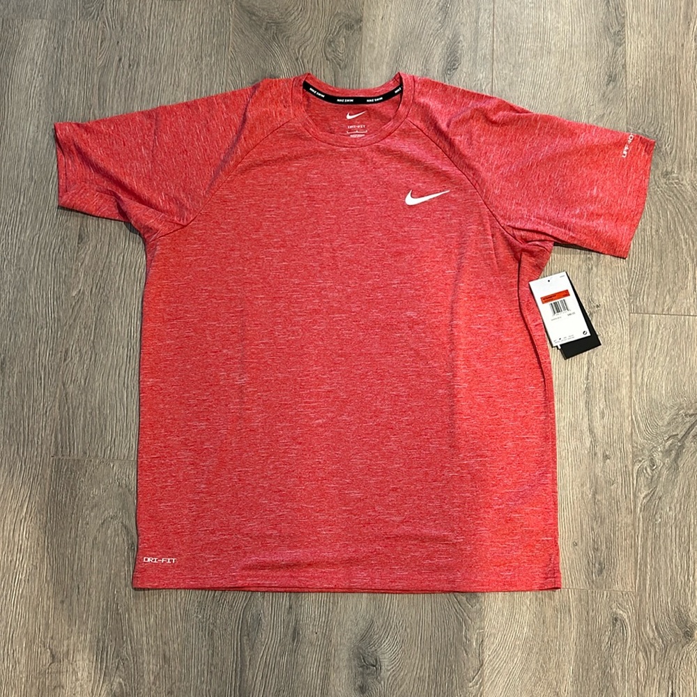 NIKE Shirt Tee Mens Size Large Pro Dri Fit red Athletic Active Athleisure. NWT!